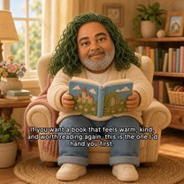 Educational slideshow example in Clay chibi 3D style, slide 4 of 4