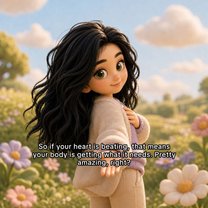 Educational slideshow example in Clay chibi 3D style, slide 5 of 5