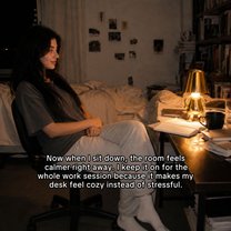 UGC slideshow example in Direct flash luxe (open light) style, slide 4 of 5