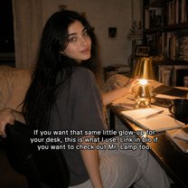 UGC slideshow example in Direct flash luxe (open light) style, slide 5 of 5