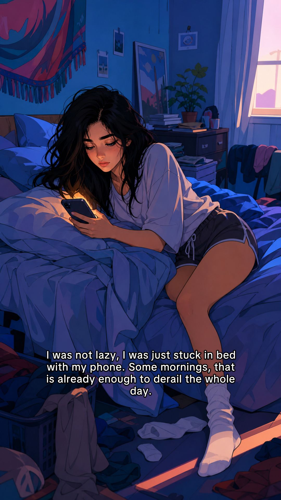 Morning routine, slide 1
