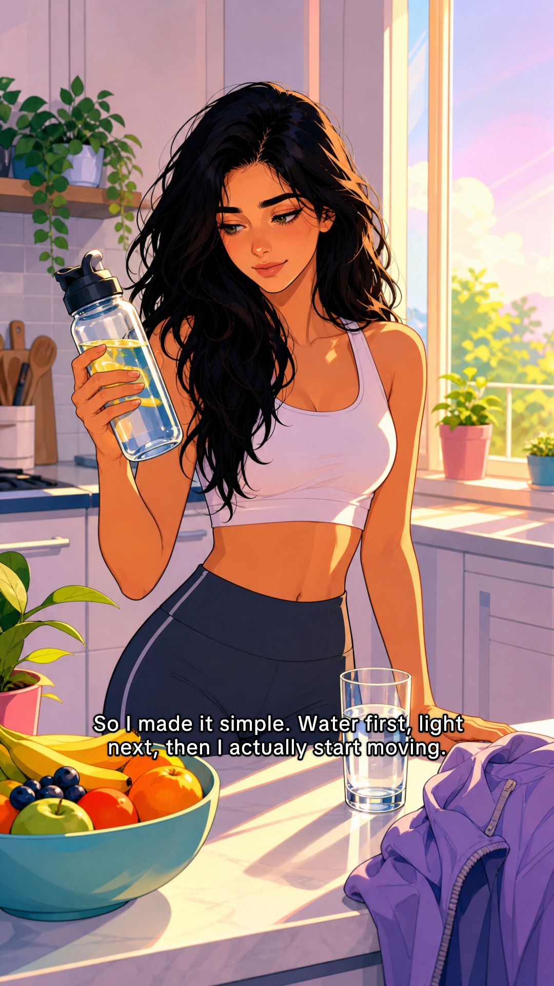 Morning routine, slide 3